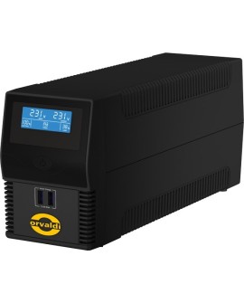 Orvaldi ID600CH zasilacz UPS Technologia line-interactive 0,6 kVA 360 W
