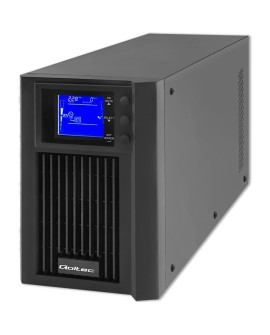 QOLTEC ZASILACZ AWARYJNY UPS ON-LINE | PURE SINE WAVE | 2KVA | 1.6KW | LCD | USB