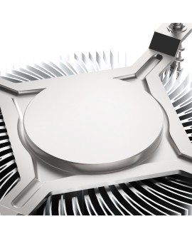 Akasa Intel LGA1700 Procesor Chłodnica hybrydowa 7,5 cm Aluminium, Czarny 1 szt.