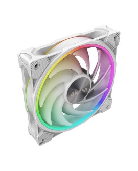Akasa SOHO AR Obudowa komputera Radiator 12 cm Przezroczysty, Biały 1 szt.