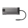 NATEC MULTIPORT ADAPTER FOWLER PLUS USB-C- USB 3.0 3X, HDMI 4K, USB-C PD, RJ45, MICRO SD NMP-1690