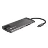 NATEC MULTIPORT ADAPTER FOWLER PLUS USB-C- USB 3.0 3X, HDMI 4K, USB-C PD, RJ45, MICRO SD NMP-1690
