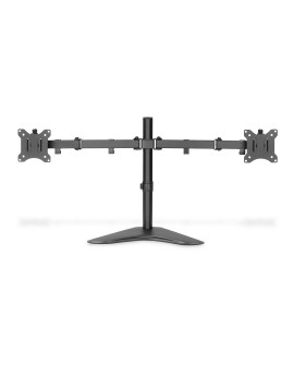 DIGITUS STOJAK BIURKOWY PODWÓJNY 2XLCD MAX. 32" MAX. 2X 8KG UCHYL.-OBROT QUICK-RELEASE DA-90401