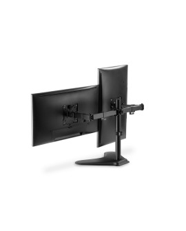 DIGITUS STOJAK BIURKOWY PODWÓJNY 2XLCD MAX. 32" MAX. 2X 8KG UCHYL.-OBROT QUICK-RELEASE DA-90401