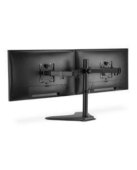 DIGITUS STOJAK BIURKOWY PODWÓJNY 2XLCD MAX. 32" MAX. 2X 8KG UCHYL.-OBROT QUICK-RELEASE DA-90401