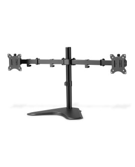 DIGITUS STOJAK BIURKOWY PODWÓJNY 2XLCD MAX. 32" MAX. 2X 8KG UCHYL.-OBROT QUICK-RELEASE DA-90401