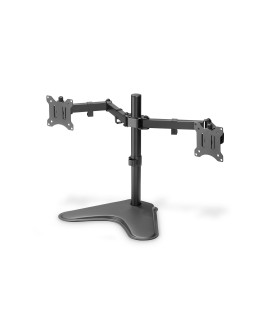 DIGITUS STOJAK BIURKOWY PODWÓJNY 2XLCD MAX. 32" MAX. 2X 8KG UCHYL.-OBROT QUICK-RELEASE DA-90401