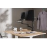 GEMBIRD BIURKOWE REGULOWANE RAMIĘ/UCHWYT NA MONITOR + PODSTAWKA NA NOTEBOOKA 17-32, VESA 100X100MM, DO 8 KG