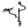 GEMBIRD BIURKOWE REGULOWANE RAMIĘ/UCHWYT NA MONITOR + PODSTAWKA NA NOTEBOOKA 17-32, VESA 100X100MM, DO 8 KG