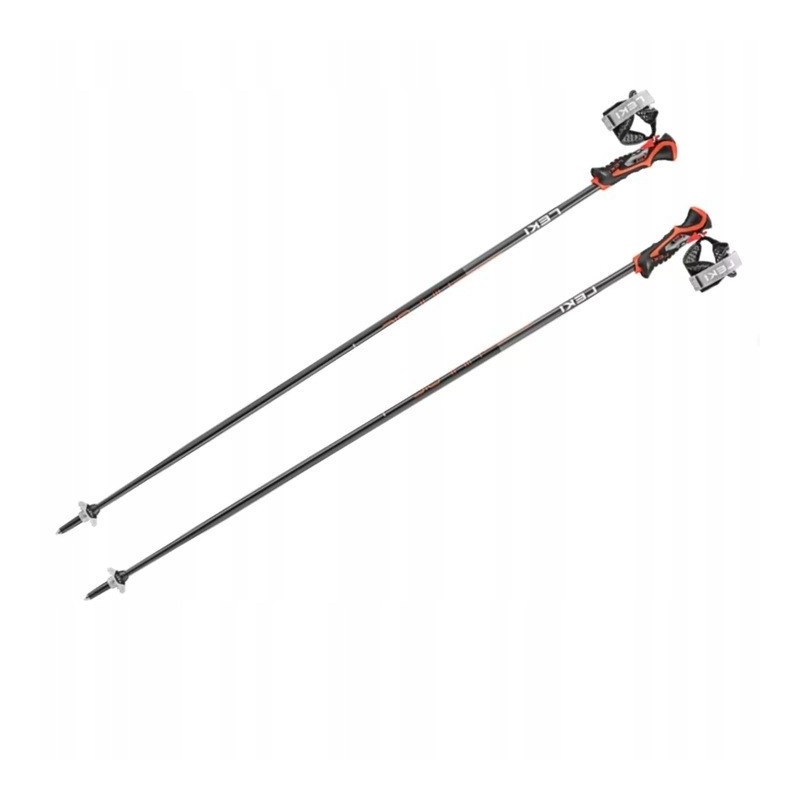 LEKI KIJE 3D AIRFOIL black/red 125