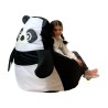 Pufa worek sako PANDA czarny-biały XL 130x90
