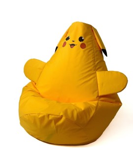 Pufa worek sako PIKACHU żółty L 105x80