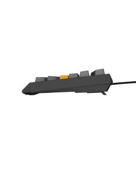 GENESIS THOR 230 TKL klawiatura Gaming USB + RF Wireless + Bluetooth QWERTY Czarny, Niebieski, Szary, Pomarańczowy