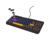 GENESIS THOR 230 TKL klawiatura Gaming USB + RF Wireless + Bluetooth QWERTY Czarny, Niebieski, Szary, Pomarańczowy