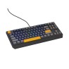 GENESIS THOR 230 TKL klawiatura Gaming USB + RF Wireless + Bluetooth QWERTY Czarny, Niebieski, Szary, Pomarańczowy