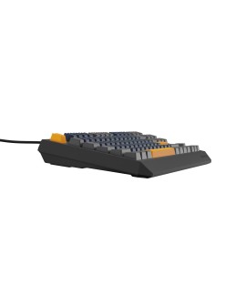 GENESIS THOR 230 TKL klawiatura Gaming USB + RF Wireless + Bluetooth QWERTY Czarny, Niebieski, Szary, Pomarańczowy