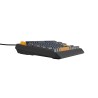 GENESIS THOR 230 TKL klawiatura Gaming USB + RF Wireless + Bluetooth QWERTY Czarny, Niebieski, Szary, Pomarańczowy