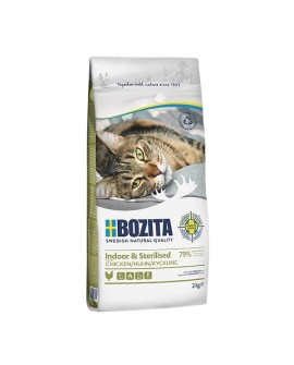 BOZITA Indoor & Sterilised Chicken - sucha karma dla kotów wysterylizowanych - 2kg