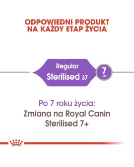 ROYAL CANIN FHN Regular Sterilised 37 - sucha karma dla kota dorosłego - 10 kg