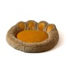 GO GIFT Łapa Legowisko dla psa i kota XL - camel - 75x75 cm
