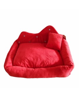 GO GIFT Prince czerwone XL - legowisko dla zwierząt - 60 x 45 x 10 cm