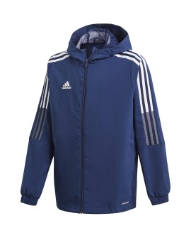 Kurtka dla dzieci adidas Tiro 21 Windbreaker granatowa GP4974 152cm