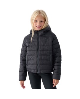 Kurtka puchowa dla dziewczynki 4F F449 głęboka czerń 4FJWAW24TDJAF449 20S 152cm
