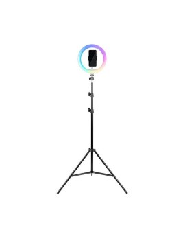 Tripod Havit ST7026 z pierścieniem świetlnym RGB (czarny)