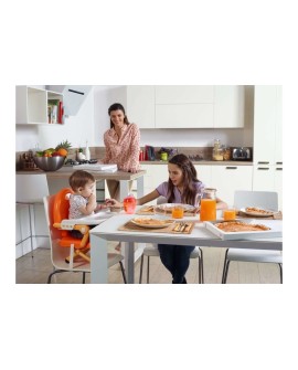 Chicco Pocket Snack Wysokie krzesełko dziecięce Twarde siedzisko Szary