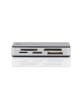 Czytnik kart 5-portowy USB 3.0 SuperSpeed(ALL-IN-ONE) czarno-srebrny