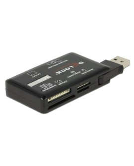 DeLOCK Czytnik kart SuperSpeed USB 5 Gbps do kart pamięci CF/SD/Micro SD/MS/M2/xD