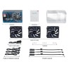 Seasonic MagFlow 3-Fan Kit Obudowa komputera Wentylator 12 cm Czarny 3 szt.