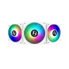 Wentylatory Lian Li ST120 RGB PWM, zestaw potrójny z kontrolerem - 120mm, biały