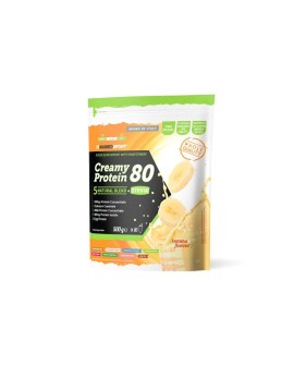 Odżywka białkowa NAMEDSPORT Creamy protein 80 / banan 500g