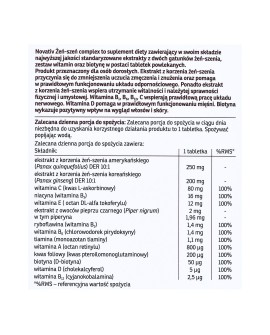Novativ Żeń-szeń Complex 60tabl.