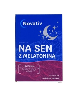 Novativ Na sen z melatoniną 30 tabletek