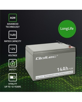 Akumulator bezobsługowy Qoltec 53045