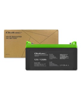 QOLTEC AKUMULATOR ŻELOWY 12V | 120AH | GEL
