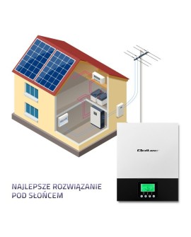 QOLTEC INWERTER SOLARNY HYBRYDOWY OFF-GRID 1.5KW | 80A | MPPT | SINUS