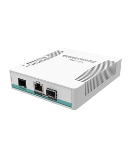 Mikrotik CRS106-1C-5S łącza sieciowe Gigabit Ethernet (10/100/1000) Obsługa PoE Biały