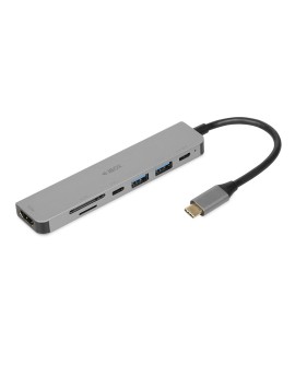 IBOX HUB USB IUH3SL4K SLIM USB3.2 HDMI 4K PD100W