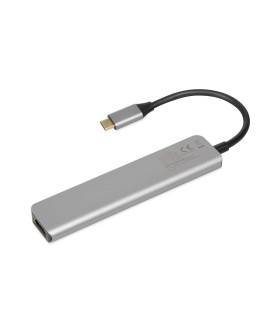IBOX HUB USB IUH3SL4K SLIM USB3.2 HDMI 4K PD100W