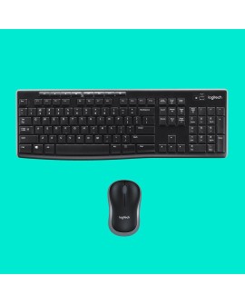 Klawiatura membranowa Logitech MK270 920-004508 (USB (Radio 2.4 GHz) kolor czarny)