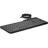 Klawiatura HP 400 Backlit Wired Keyboard przewodowa czarna 7N7C0AA