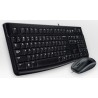 Logitech Desktop MK120 klawiatura Dołączona myszka USB QWERTZ Niemiecki Czarny