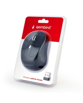 Mysz GEMBIRD MUSW-6B-01 (optyczna 1600 DPI kolor czarny)