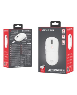 GENESIS NMG-2194 myszka Gaming Oburęczny Bluetooth + USB Type-C Optyczny 26000 DPI