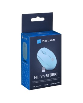 NATEC MYSZ BEZPRZEWODOWA STORK 1600DPI NIEBIESKA NMY-2001