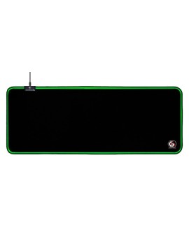 GEMBIRD PODKŁADKA POD MYSZ GAMING, Z EFEKTEM ŚWIETLNYM LED, CZARNA, ROZMIAR - L