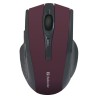 DEFENDER MYSZ BEZPRZEWODOWA ACCURA MM-665 RF BURGUND 1600DPI 6P 52668